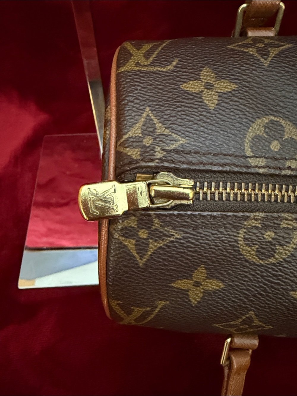 Louis Vuitton Papillon 26 Monogram Canvas Barrel Shoulder Bag Vintage EUC 🤎✨ - Picture 7 of 10